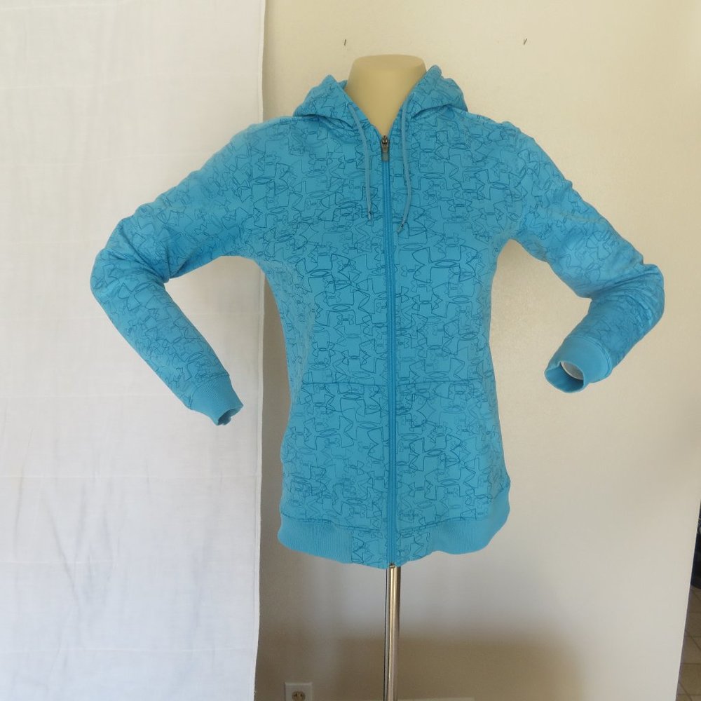 Under Armour Full Zip Blue Hoodie‎ Size S